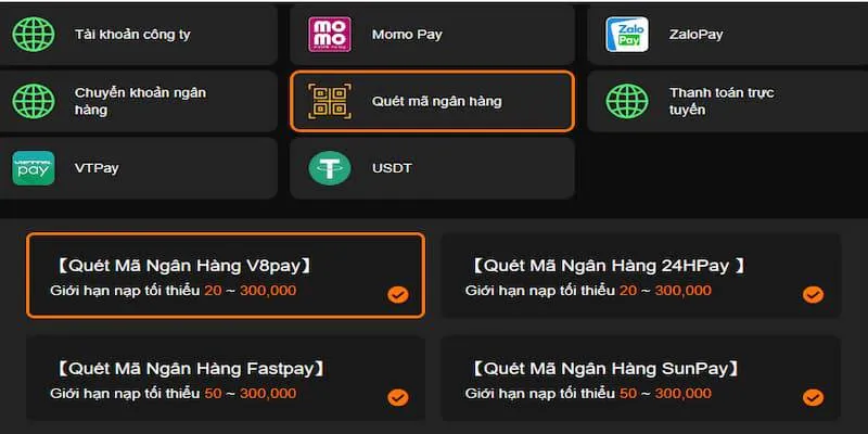 Hướng dẫn nạp tiền vào I9BET qua các phương thức